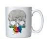 Caneca de Porcelana Caveira Crayon Giz de Cera - 1