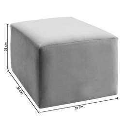 Poltrona Cadeira de Amamentação Balanço + Puff Ternura Veludo - Star Confort - 3