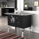 Ver imagem 4 de Fogão a Lenha Elegance Master Preto Chapa de Ferro N°01 Esq