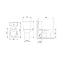 Ver imagem 3 de Bacia para Caixa Acoplada Saída Horizontal Saveiro Branco Celite