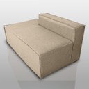 Ver imagem 1 de Sofá Ilha Pequeno Decorativo de Luxo Moderno Reforçado Linho Mileto