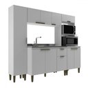 Ver imagem 2 de Cozinha Completa Iara 10 Portas 1 Gaveta Branco - Jcarvalho