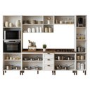 Ver imagem 5 de Cozinha Completa Modulada 6 Peças Provençal/Americano com Tampo Branco/Ébano