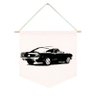 Flamula Carro Silhueta Preto - 1