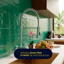 Ver imagem 5 de Torneira de Parede Cozinha Gourmet Pulverizador Flexível Aço Inox 304 Prata Cromada Brinovar