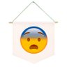 Flamula Emoji Assustado Suadeira - 1