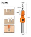 Ver imagem 4 de Kit 5 Brocas Escareadores com Vídea Mdf Laminado Madeira com Altura Regulável