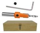 Ver imagem 3 de Kit 5 Brocas Escareadores com Vídea Mdf Laminado Madeira com Altura Regulável