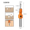 Ver imagem 5 de Kit 5 Brocas Escareadores com Vídea Mdf Laminado Madeira com Altura Regulável