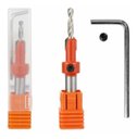 Ver imagem 2 de Kit 5 Brocas Escareadores com Vídea Mdf Laminado Madeira com Altura Regulável