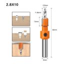 Ver mais imagens de Kit 5 Brocas Escareadores com Vídea Mdf Laminado Madeira com Altura Regulável