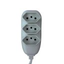 Ver imagem 4 de Extensão Elétrica Tripolar Cor Branca 2 Metros