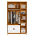 Ver imagem 3 de Guarda- Roupa Infantil 3 Portas e 2 Gavetas Ipê- Moveis Leartam