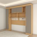 Ver mais imagens de Guarda-roupa Casal Modulado Madrid 10 Portas 4 Gavetas Jequitibá/granizo - Panorama Móveis
