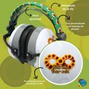 Ver imagem 4 de Abafador de Ruidos Especial para Neurotipicos 26 Db Branco Girassol