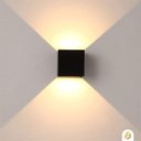 Ver imagem 2 de Arandela Luminaria de Parede Preto Facho Duplo Direcionável Led 3000k-3500k Bivolt
