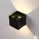 Ver imagem 3 de Arandela Luminaria de Parede Preto Facho Duplo Direcionável Led 3000k-3500k Bivolt