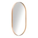 Ver imagem 4 de Espelho Oval com Moldura Preta 80x50 Amarelo Ouro