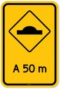 Ver imagem 1 de Placa Lombada a 50 Metros A-18 Resolução Contran Nº 180 180/2005
