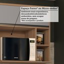 Ver imagem 7 de Cozinha Completa 5 Peças com Nicho para Micro-ondas e Tampo 280cm Isa Luciane Móveis