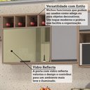 Ver mais imagens de Cozinha Completa 5 Peças com Nicho para Micro-ondas e Tampo 280cm Isa Luciane Móveis