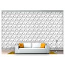 Ver imagem 1 de Papel De Parede Imitação Textura Gesso Moda 3D Txt33 3M²