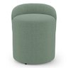 Puff Banqueta Living Gaia Orgânico com Encosto Baixo Bouclê Verde Menta - Desk Design - 6