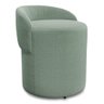 Puff Banqueta Living Gaia Orgânico com Encosto Baixo Bouclê Verde Menta - Desk Design - 7