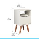 Ver imagem 7 de Kit Completo para Quarto Guarda-roupa Cômoda Mesa Mdp Branco Menu