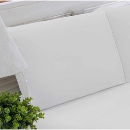Jogo de Lençol Casal Padrão Liso Pati 04 Peças (18cm de alt.) - Branco - 2 Jogo de Lençol Casal Padrão Liso Pati 04 Peças (18cm de alt.) - Branco - 2