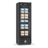 Expositor Vertical para Sorvetes Refrimate 400 Litros Porta Vidro Preto 220v Vcs400pvb - 1