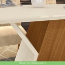 Ver imagem 6 de Mesa de Jantar Zuri Casa 812 160 cm com Tampo em MDF Retangular para 4 ou 6 Cadeiras