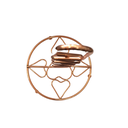Ver imagem 4 de Porta Papel Toalha de Ferro Cromado Rose Gold