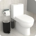 Ver imagem 2 de Porta Papel Higienico Celular Papeleira Ventosa Branco Elg