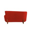 Ver imagem 6 de Namoradeira Sofá Feijão Lounge Orgânica Couro Vermelho
