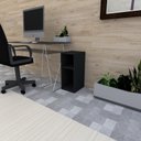 Ver imagem 2 de Mesa Lateral Preto Aparador de Sofa Escritorio Mesa Lateral Cama Mesa de Canto