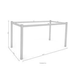 Conjunto Sala de Jantar Mesa Tampo de Vidro Retangular Reno e 6 Cadeiras Florença Crome - 3