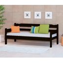 Ver imagem 3 de Sofá Cama 03 Lugares Madeira Maciça Reforçada Nemargi Preto