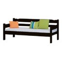 Ver imagem 1 de Sofá Cama 03 Lugares Madeira Maciça Reforçada Nemargi Preto