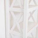Ver imagem 6 de Kit 2 Estantes Multiuso Livreiro em Madeira Maciça 62CMX138CM Vanilla Branco/Amêndoa