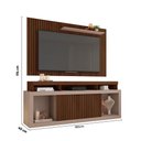 Ver imagem 3 de Painel Tv 60 Pol 180cm e Bancada com Rodízio Sala Navel C01 - D’Rossi