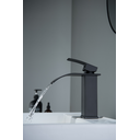 Ver imagem 3 de Torneira Misturador Monocomando Cascata Preto Fosco Quadrado Banheiro 1201PF GOWFF Misturador Baixo 