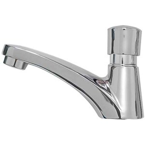 Torneira Lavatório Banheiro Automática Botão Pressionar Temporizado Press Aço 304 Pia Bica Económica