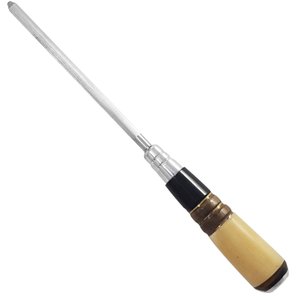 Chaira Afiador Amolador de Facas Estriada de Aço Inox 30cm