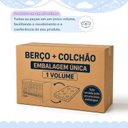 Ver imagem 5 de Berço com Colchão e Suporte Mosquiteiro 3 em 1 Life Compact 100% MDF