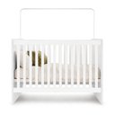 Ver imagem 2 de Berço com Colchão e Suporte Mosquiteiro 3 em 1 Life Compact 100% MDF