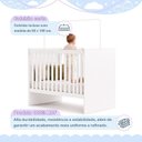 Ver imagem 6 de Berço com Colchão e Suporte Mosquiteiro 3 em 1 Life Compact 100% MDF