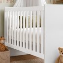 Ver mais imagens de Berço com Colchão e Suporte Mosquiteiro 3 em 1 Life Compact 100% MDF