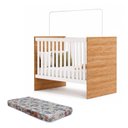 Ver imagem 2 de Berço com Colchão e Suporte Mosquiteiro 3 em 1 Life Compact 100% MDF