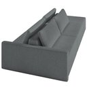 Ver imagem 6 de Sofá Ilha Modular para Sala 232cm com Puff Dublin K01 Bouclê Cinza - Lyam Decor